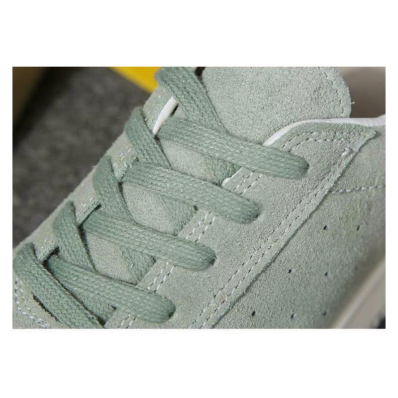 Spring Leather Shoes Green