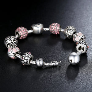 925 SILVER AMOUR CHARM BRACELET