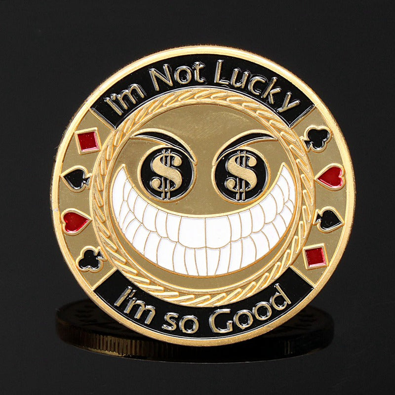 Gold Plated Smiley Coin