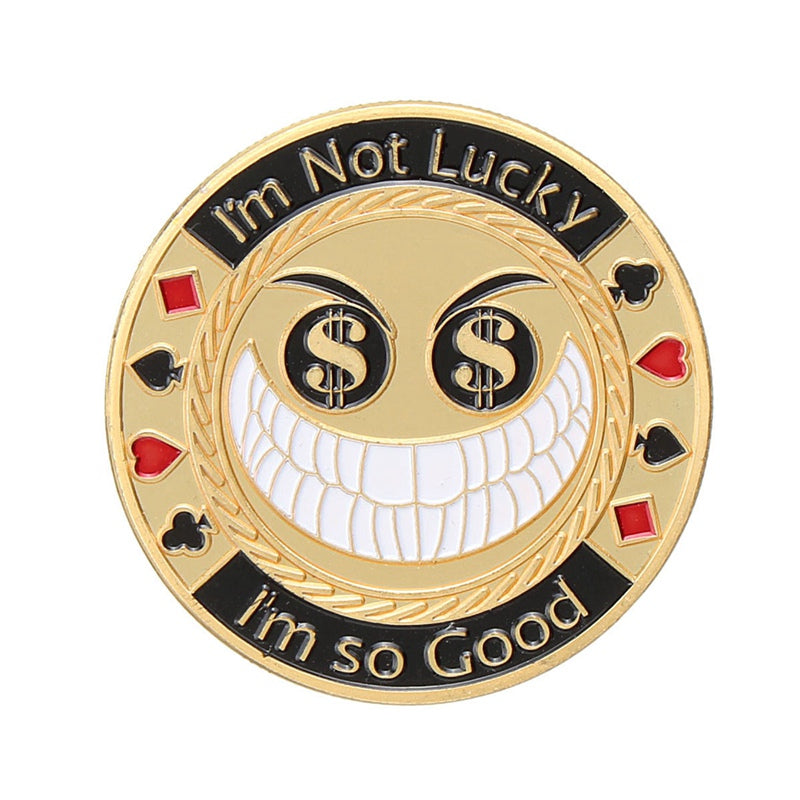 Gold Plated Smiley Coin