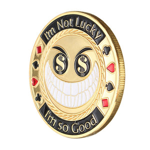 Gold Plated Smiley Coin