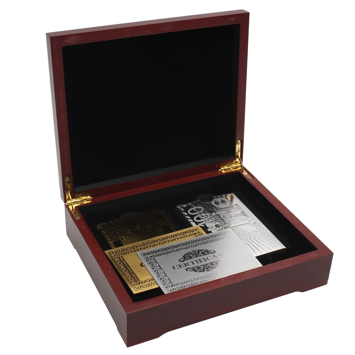 24K Carat Gold & Silver Card w/ Premium Box