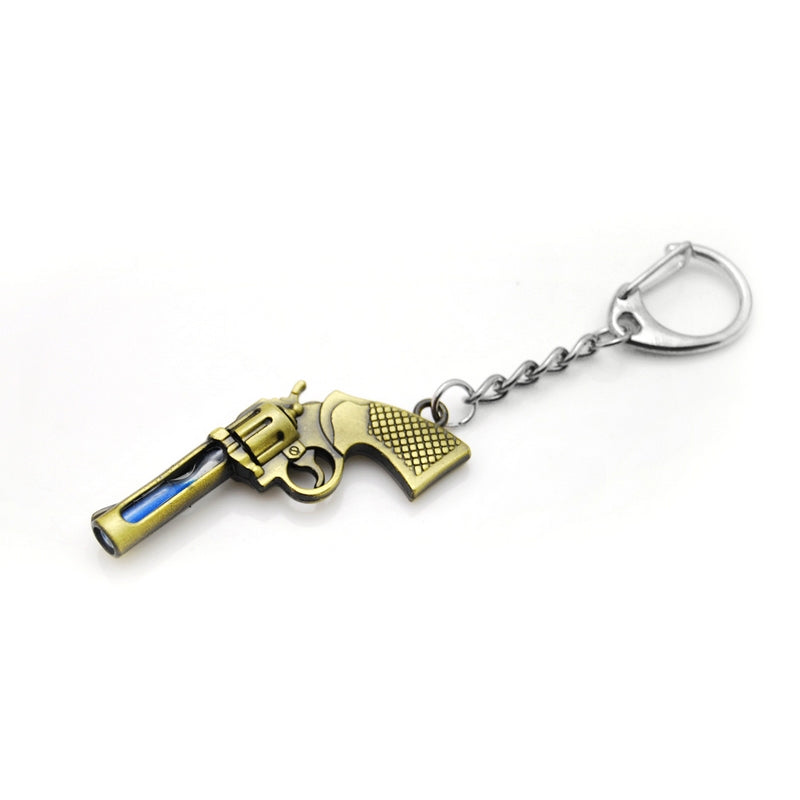 Revolver Key Chain (Gold/Silver/Copper)