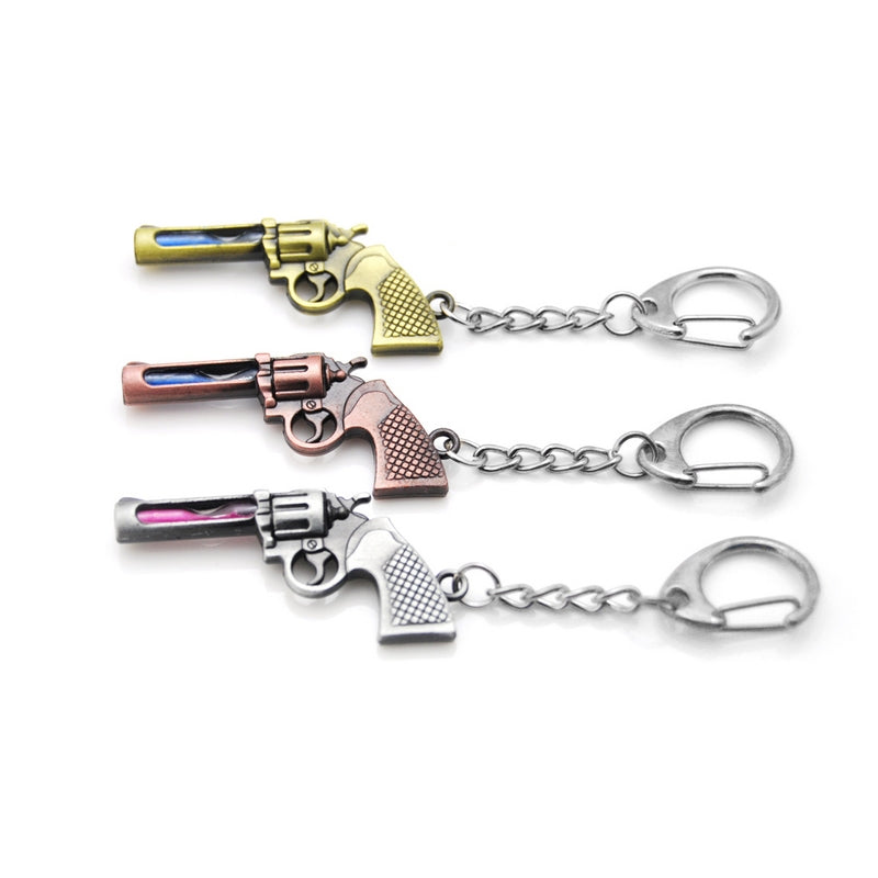 Revolver Key Chain (Gold/Silver/Copper)