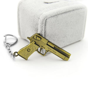 Desert Eagle Key Chain (Gold/Silver)