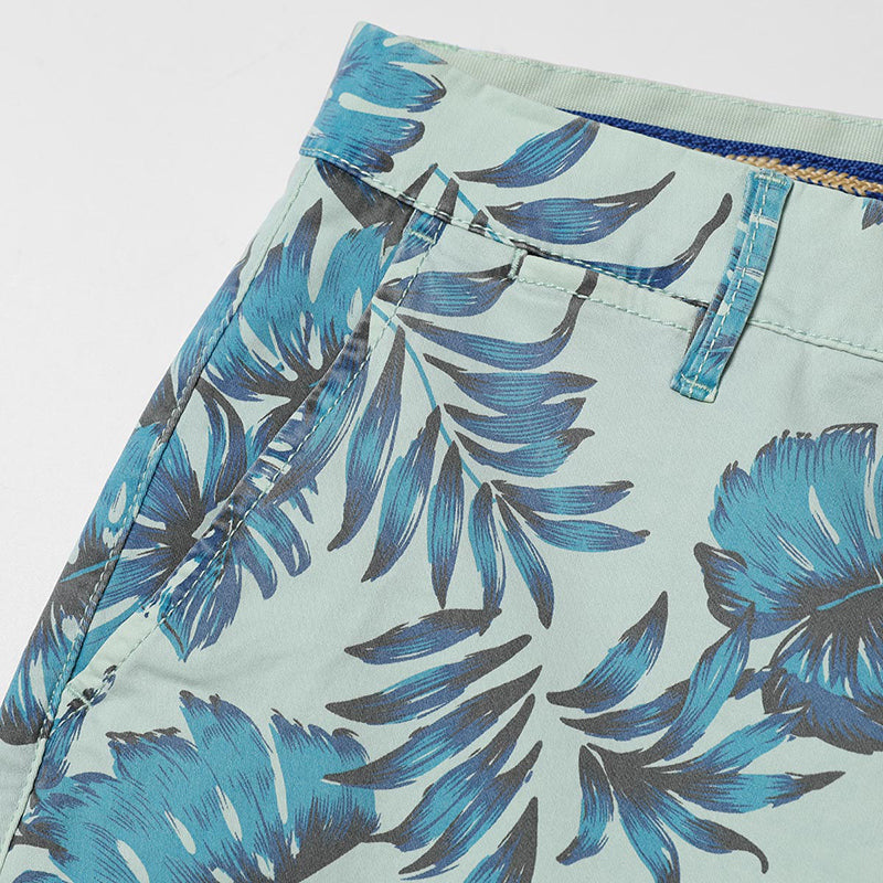 Floral Pattern Short (Light Green/Pink)