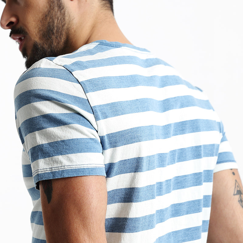 Striped T-Shirt (Blue/Black)