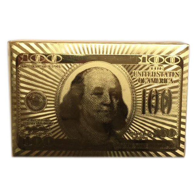 Dollar Gold Plated Card